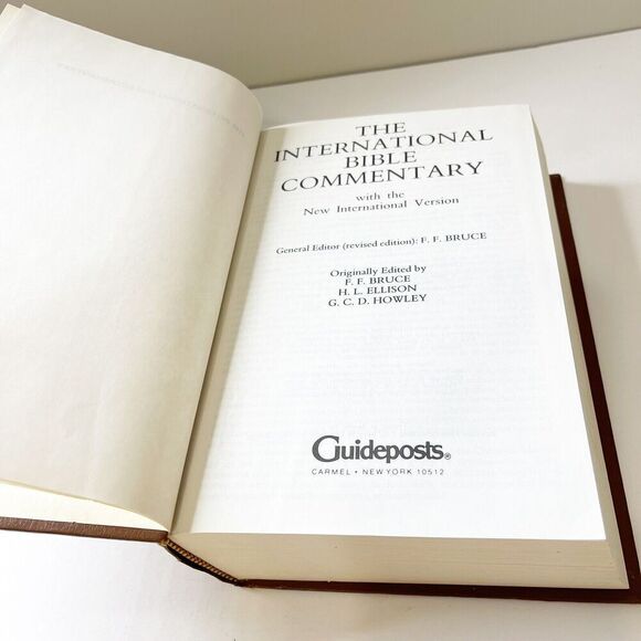 The New International Bible Commentary by F.F. Bruce 1986 Zondervan Guideposts - Picture 6 of 16